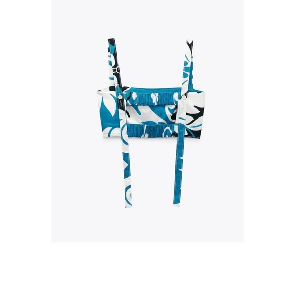 Zara printed crop top - Picture 3 of 6